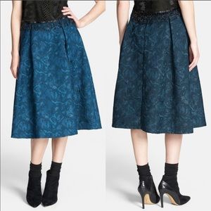 NWOT Nordstrom Astr textures jacquard midi skirt